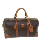 Pre-owned Leather travel-bags Celine Vintage , Brown , Dames