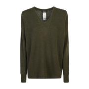 Groene Sweatshirt Aw24 Dameskleding Fabiana Filippi , Green , Dames