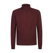 Bordeaux Sweatshirt Aw24 Corneliani , Red , Heren