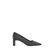 Minimalist Anthracite Velvet Pump Parallele , Gray , Dames