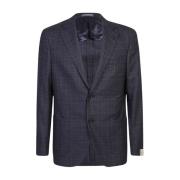 Blauwe herenouterwear Aw24 Corneliani , Blue , Heren