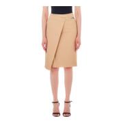 Korte Rok - Trendy Mode Stijl Liu Jo , Beige , Dames