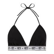 Stijlvolle Bikini Top Chiara Ferragni Collection , Black , Dames