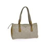 Pre-owned Nylon prada-bags Prada Vintage , Beige , Dames