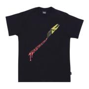 Zwarte Cutter Tee Korte Mouw T-shirt Propaganda , Black , Heren