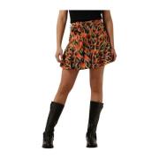 Kleurrijke Mini Skort met Speelse Print Silvian Heach , Multicolor , D...