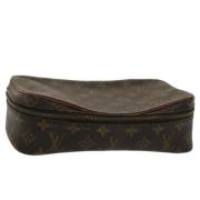 Pre-owned Canvas pouches Louis Vuitton Vintage , Brown , Dames