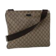 Pre-owned Canvas gucci-bags Gucci Vintage , Beige , Unisex