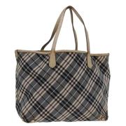 Pre-owned Canvas totes Burberry Vintage , Gray , Dames