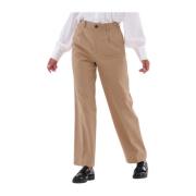 Zilver Pant Dames Broek Vanessa Bruno , Brown , Dames