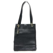 Pre-owned Leather chanel-bags Chanel Vintage , Black , Dames