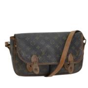 Pre-owned Canvas louis-vuitton-bags Louis Vuitton Vintage , Brown , Da...