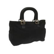 Pre-owned Nylon handbags Fendi Vintage , Black , Dames