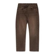 Jeans met logo R13 , Brown , Dames