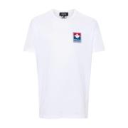 Heren T-Shirts & Polos Collectie Dsquared2 , White , Heren