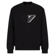 Stijlvolle Sweaters Collectie Emporio Armani , Black , Heren