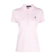 Slim Fit Julie Polo Shirt Ralph Lauren , Pink , Dames