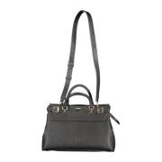 Zwarte handtas met meerdere compartimenten Guess , Black , Dames