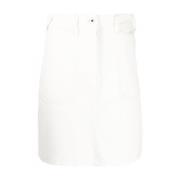 Denim Rok voor Trendy Vrouwen Kenzo , White , Dames