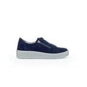 Marine Fluweel Manden Gabor , Blue , Dames