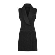 Zwarte Jurk Aw24 Damesmode Max Mara , Black , Dames