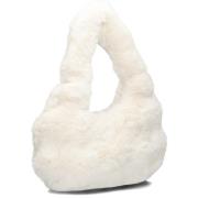 Witte Faux Fur Schoudertas Zidun Unisa , White , Dames