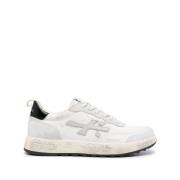 Witte Lichtgrijze Sneakers Premiata , White , Heren