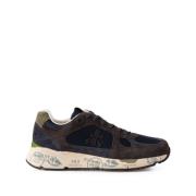 Blauw Bruine Sneakers Premiata , Multicolor , Heren