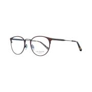 Stijlvolle Metalen Optische Frames Ted Baker , Brown , Heren