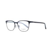 Ronde Grijze Stalen Optische Monturen Ted Baker , Gray , Heren