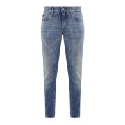 Heren Trendy Broek Dolce & Gabbana , Blue , Heren