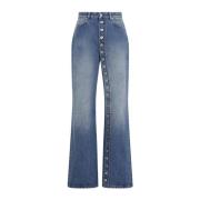 Blauwe Denim Dames Jeans Jean Paul Gaultier , Blue , Dames