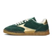 Groene Suède Lage Sneakers Scotch & Soda , Green , Dames