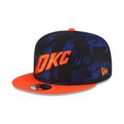 NBA ALT Cap - Blauw Patched Logo New Era , Blue , Heren