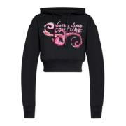 Gedrukte sweatshirt Versace Jeans Couture , Black , Dames