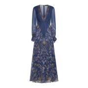 Elegante Jurken Collectie Etro , Blue , Dames