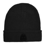 Logo Beanie in Acryl Blend La Martina , Black , Heren