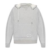 Sweatshirt met logo Golden Goose , Gray , Heren