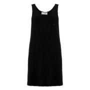 Zwarte Elegante Jurken Fiorucci , Black , Dames