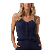 Gebreide Top Kathleen Ydence , Blue , Dames