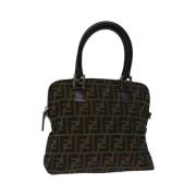 Pre-owned Canvas handbags Fendi Vintage , Black , Dames