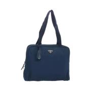 Pre-owned Nylon handbags Prada Vintage , Blue , Dames