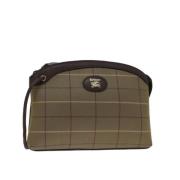 Pre-owned Canvas clutches Burberry Vintage , Beige , Dames