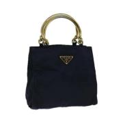 Pre-owned Nylon handbags Prada Vintage , Blue , Dames