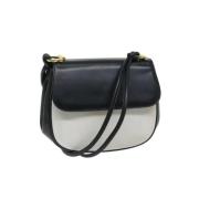 Pre-owned Leather handbags Salvatore Ferragamo Pre-owned , White , Dam...