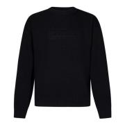 Zwarte Crew Neck Sweater Aw24 Dsquared2 , Black , Heren