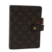 Pre-owned Canvas home-office Louis Vuitton Vintage , Brown , Dames