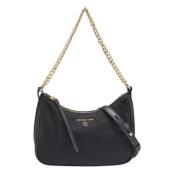 Pre-owned Leather shoulder-bags Michael Kors Pre-owned , Black , Dames