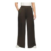 Bruine Wijde Pijp Broek Salina.Ea24 2-Biz , Brown , Dames