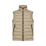 Luxe Heren Bodywarmer Lavet CJ 01 Peuterey , Beige , Heren